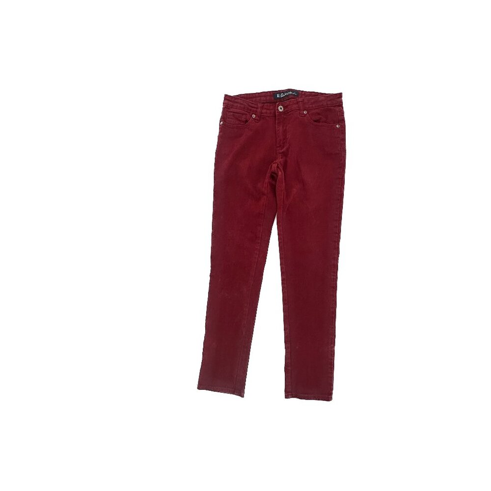 Salt Works Jeans Women 6 Red Skinny Low Rise Denim Stretch 5-Pocket‎